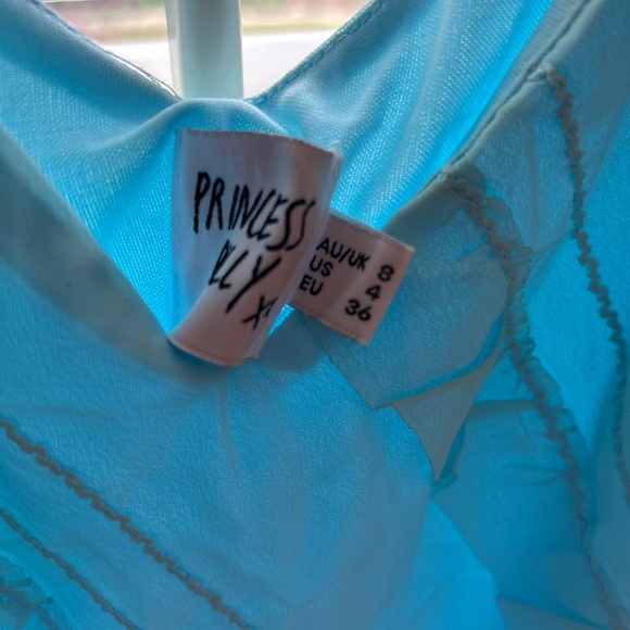 Princess Polly blue dress size 4 - Picture 2 of 2